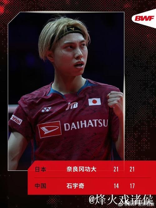 羽联年终总决赛 石宇奇2-0奈良冈功大全胜出线 羽联年终总决赛 石宇奇2-0奈良冈功大全胜出线